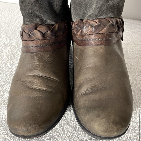 PIKOLINOS Two Tone Brown Leather Round Toe Ankle Boots 36 - Picture 13 of 15